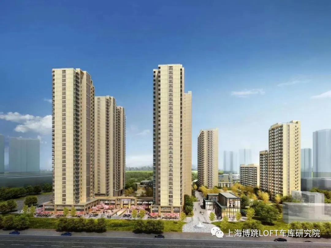 丰满采用了LOFT车库武汉当代集团春风十里项目现已结构封顶！